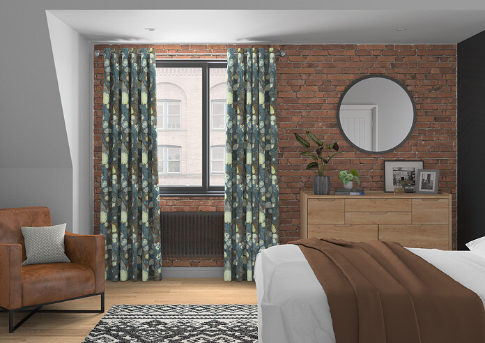 Burdock, Petrol - Made to Measure Curtains - Image 5